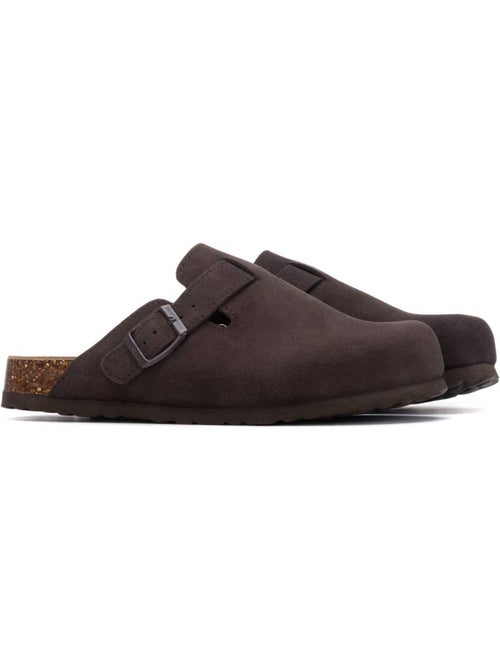 Sabots plats femme en cuir - Kiabi Sabots plats femme en cuir - Kiabi