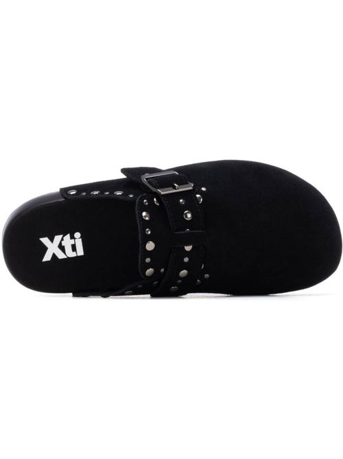 Sabots plats femme en cuir - Kiabi