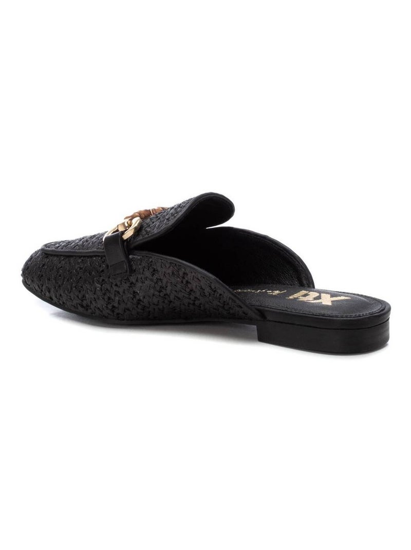 Sabots plats femme Noir - Kiabi