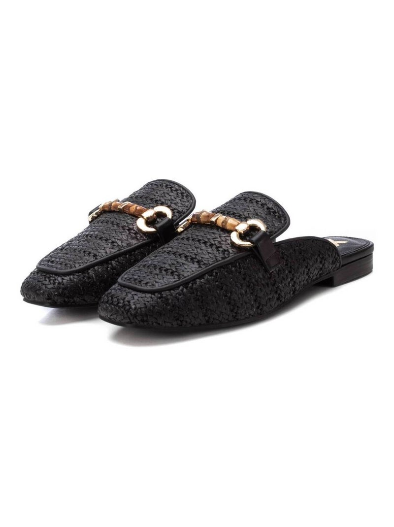 Sabots plats femme Noir - Kiabi