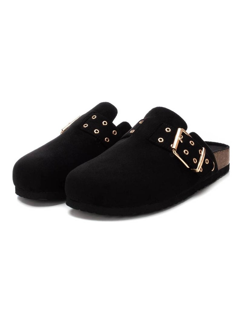 Sabots plats femme Noir - Kiabi