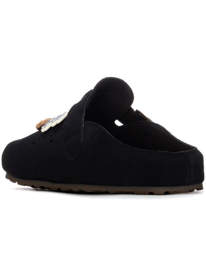 Sabots plats femme Noir - Kiabi