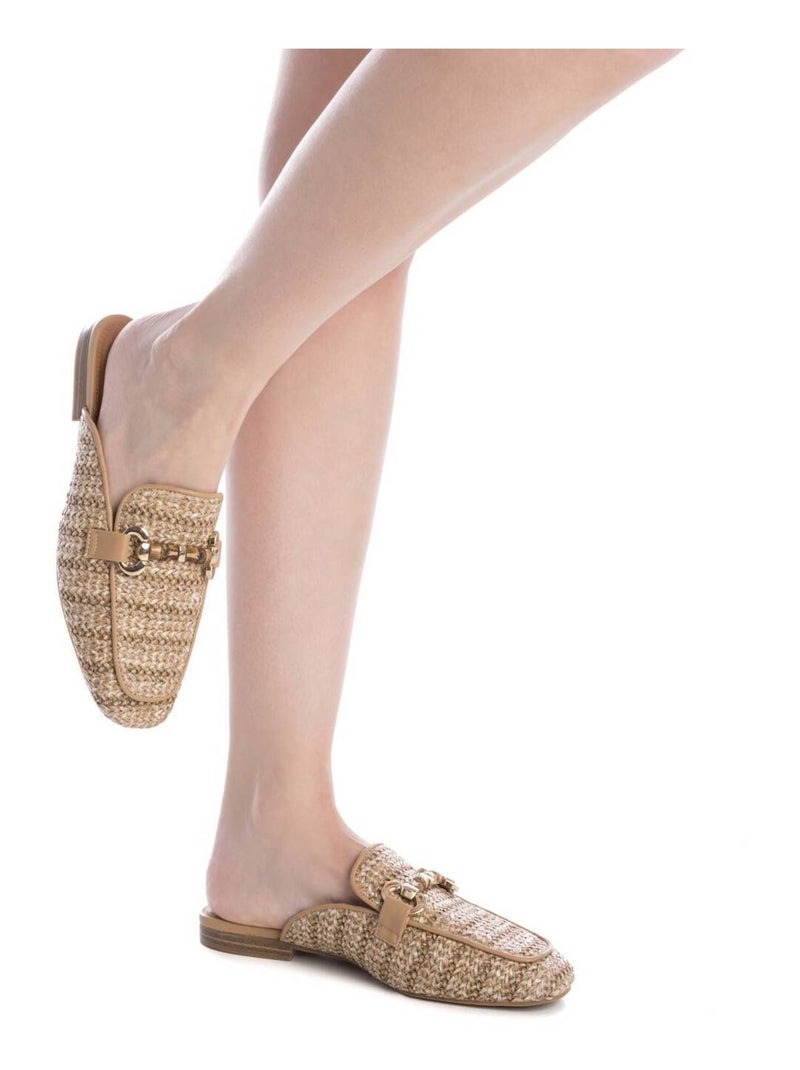 Sabots plats femme Taupe - Kiabi