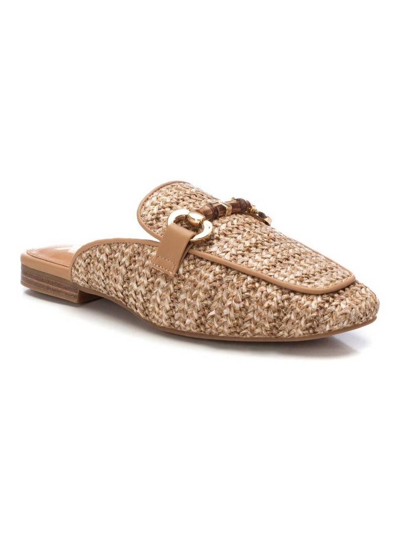 Sabots plats femme Taupe - Kiabi