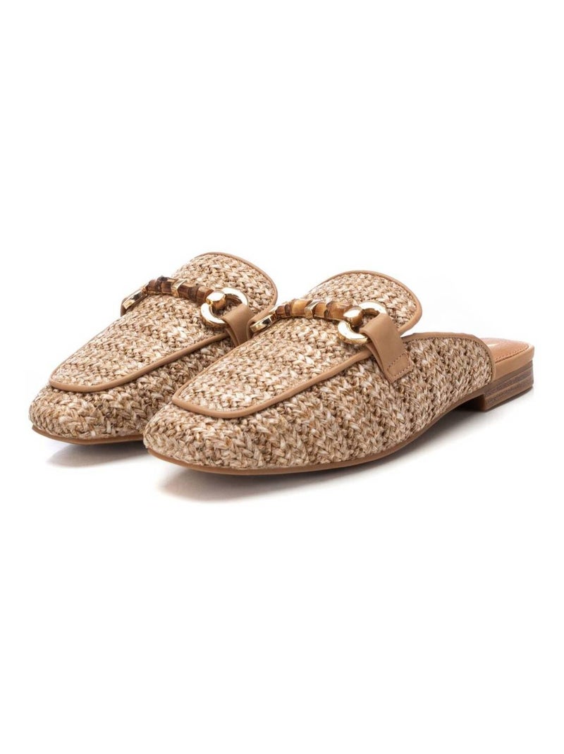 Sabots plats femme Taupe - Kiabi