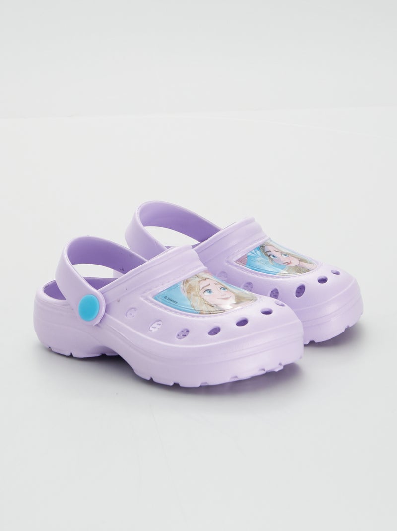 Sabots 'Reine des neiges' 'Disney' mauve - Kiabi