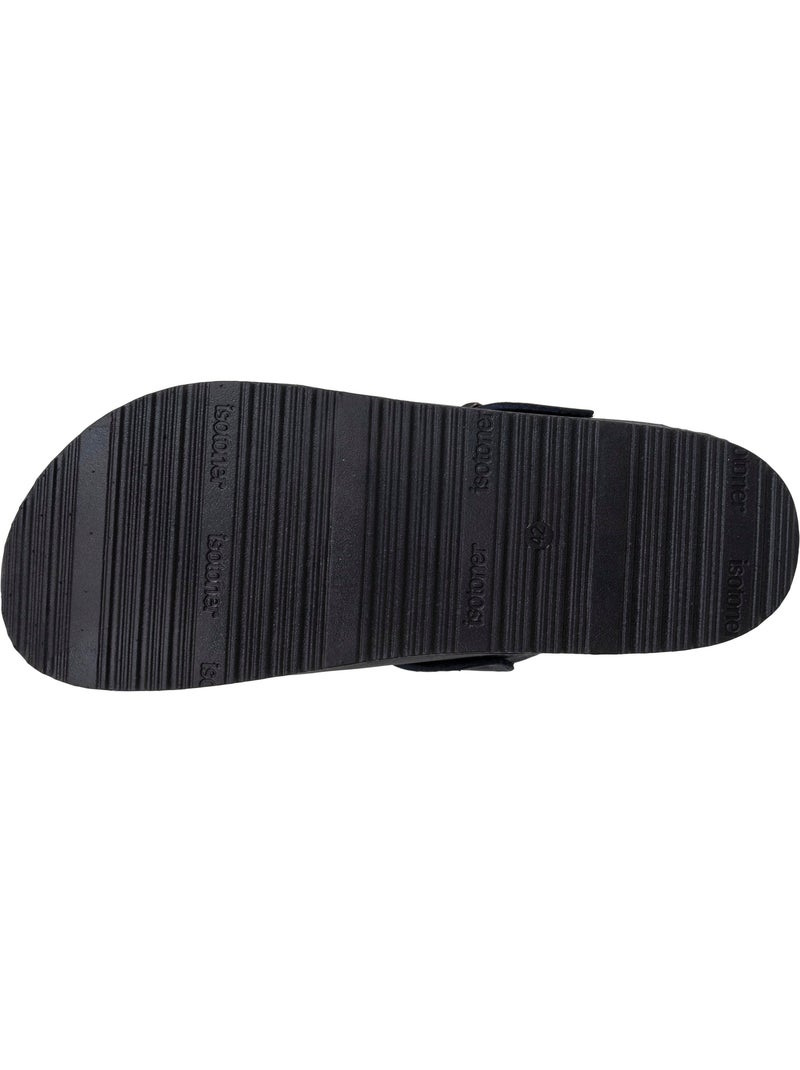 Sabots semelle extra-flex, légère, patch talon confort  Isotoner Bleu marine - Kiabi