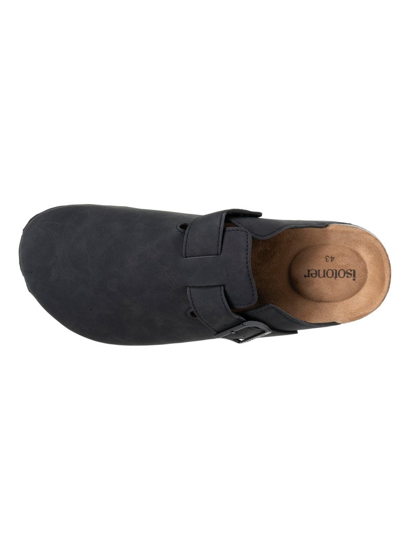 Sabots semelle extra-flex, légère, patch talon confort  Isotoner Noir - Kiabi