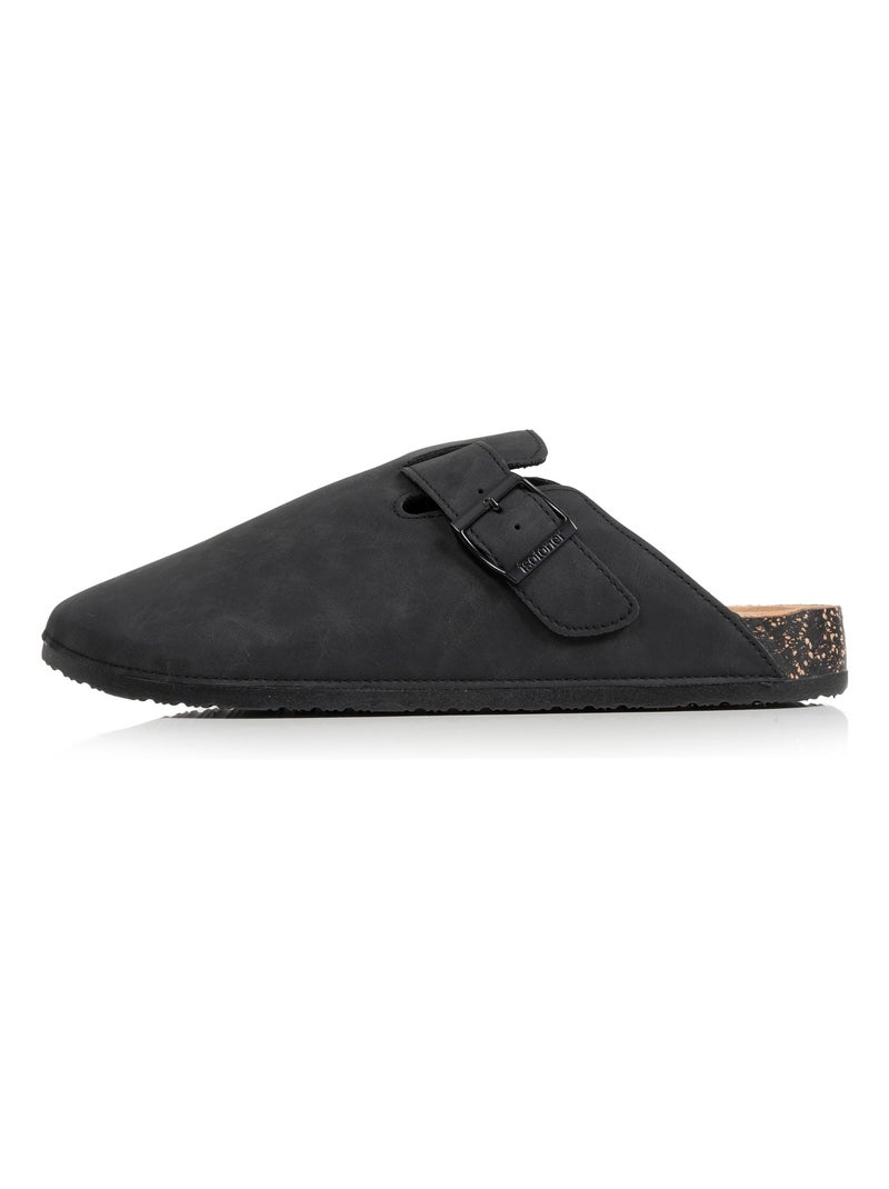Sabots semelle extra-flex, légère, patch talon confort  Isotoner Noir - Kiabi
