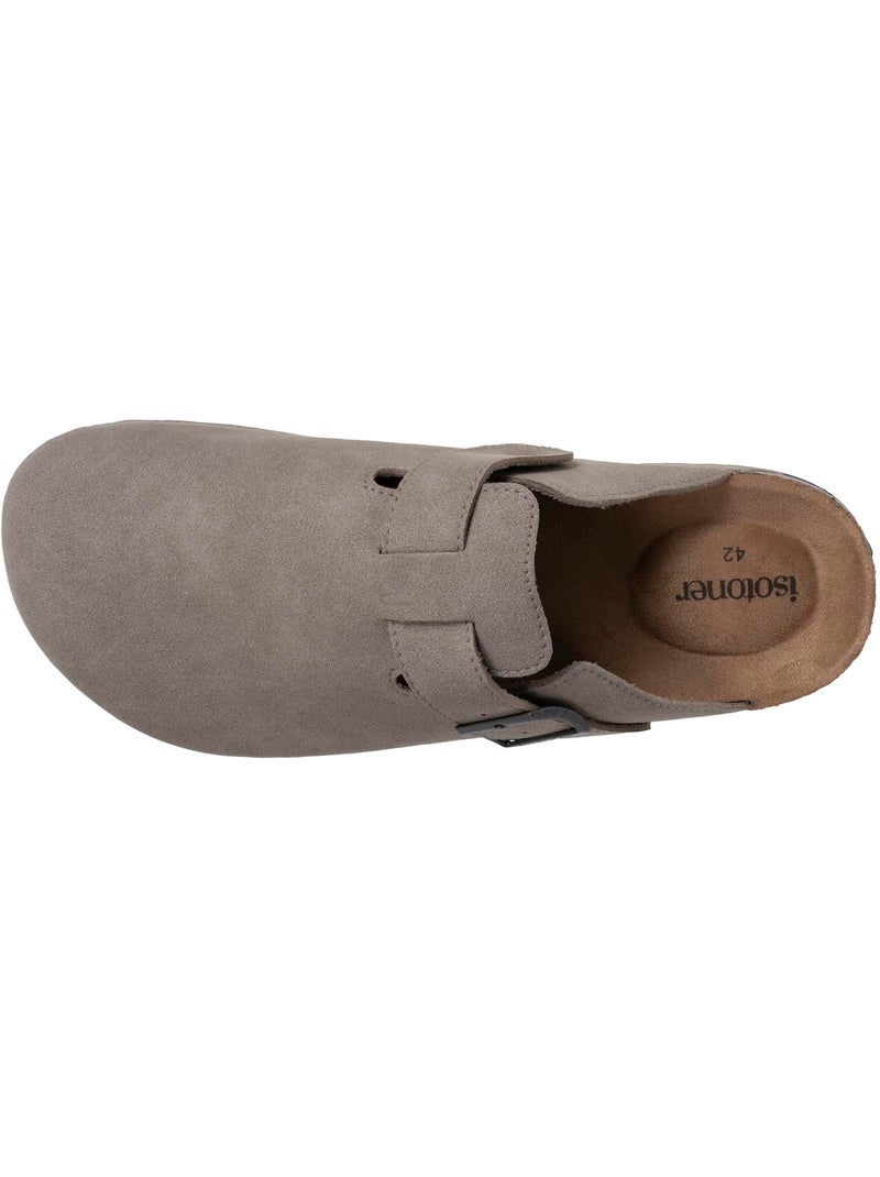Sabots semelle extra-flex, légère, patch talon confort  Isotoner Taupe - Kiabi
