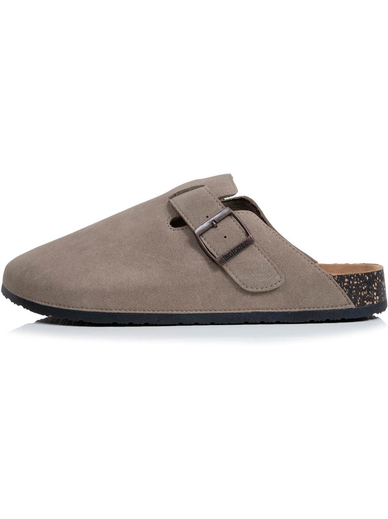 Sabots semelle extra-flex, légère, patch talon confort  Isotoner Taupe - Kiabi