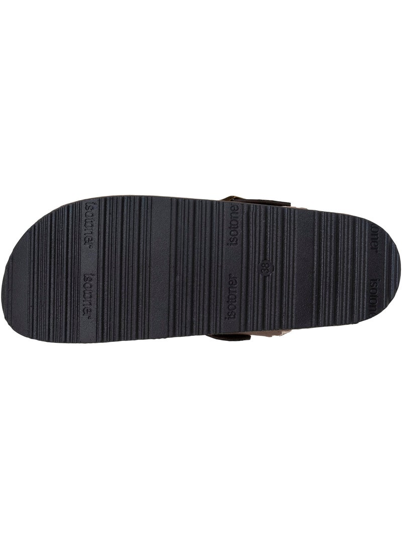 Sabots semelle extra-flex, légère, patch talon ultra confort  Isotoner Marron chocolat - Kiabi