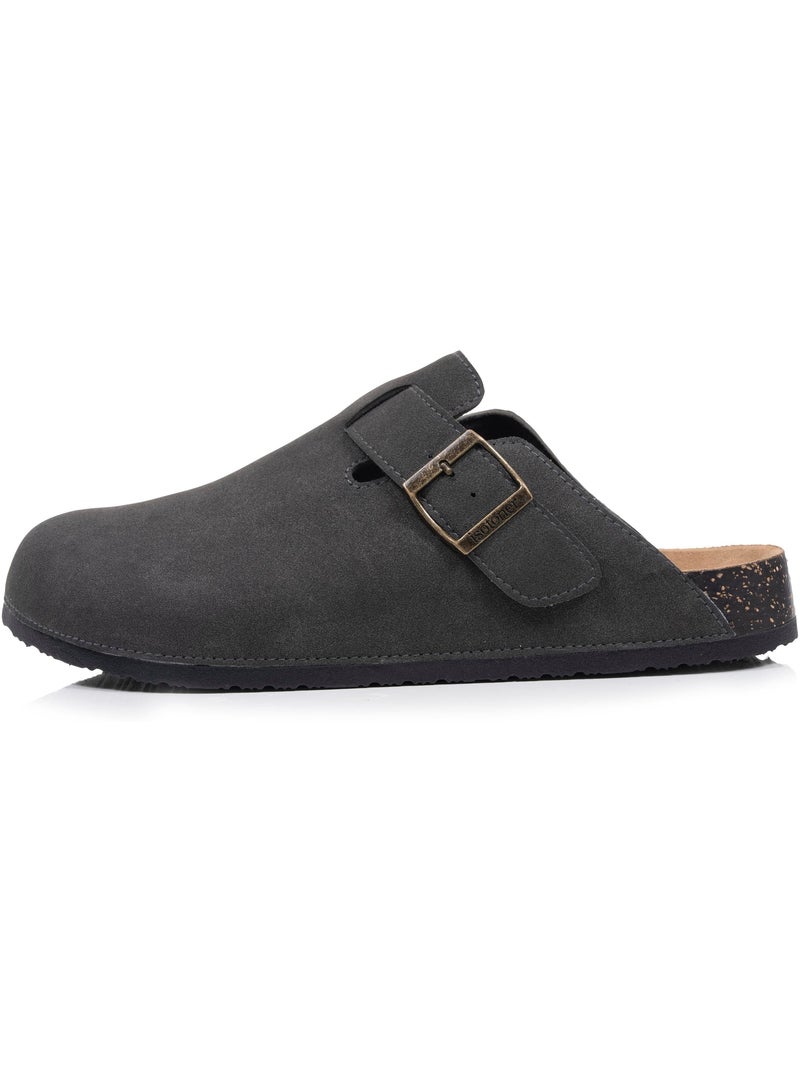 Sabots semelle extra-flex, légers, patch talon confort  isotoner Gris - Kiabi