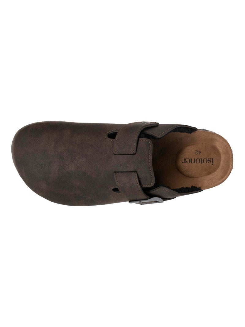 Sabots semelle extra-flex, légers, patch talon confort  Isotoner Marron - Kiabi