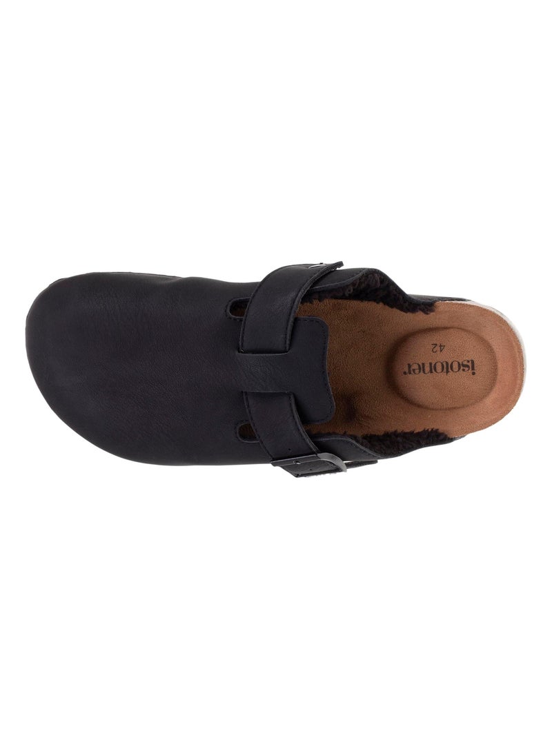 Sabots semelle extra-flex, légers, patch talon confort  Isotoner Noir - Kiabi