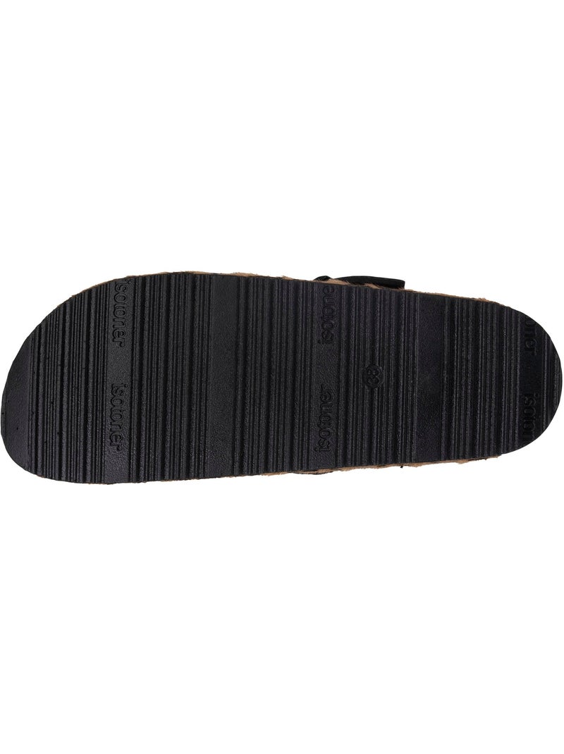Sabots semelle extra-flex, légers, patch talon confort  isotoner Noir Marron - Kiabi