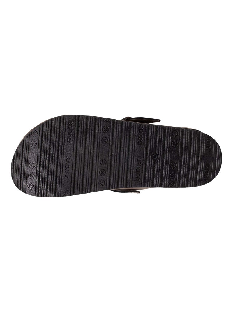 Sabots semelle extra-flex, légers, patch talon confort  Isotoner Taupe - Kiabi