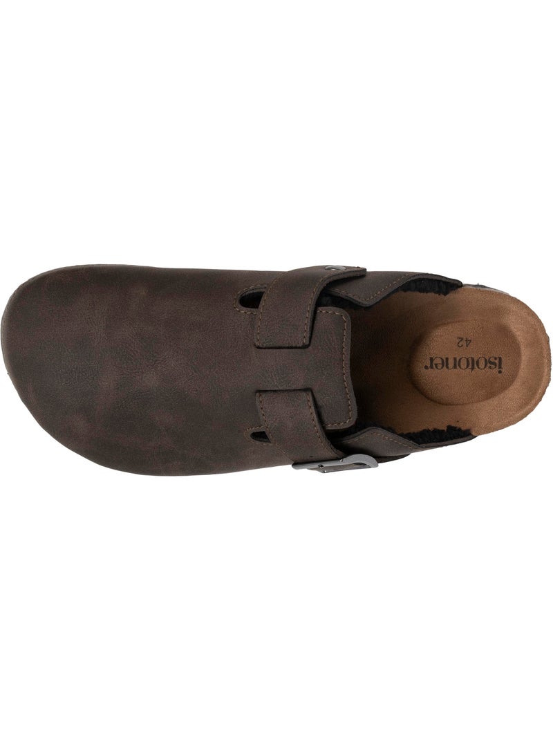 Sabots semelle extra-flex, légers, patch talon confort Marron - Kiabi