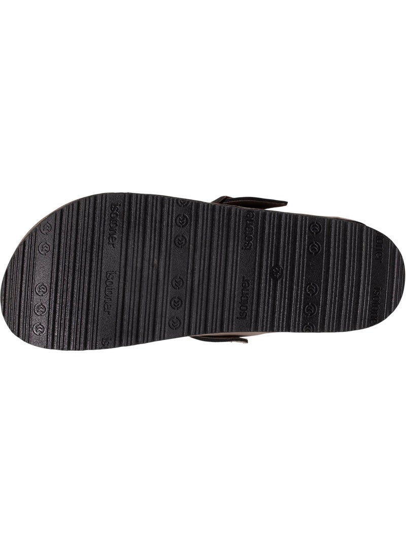 Sabots semelle extra-flex, légers, patch talon confort Taupe - Kiabi