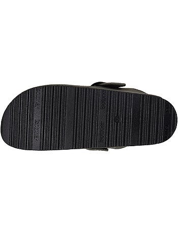 Sabots semelle intérieure cuir extra-flex - patch talon confort isotoner