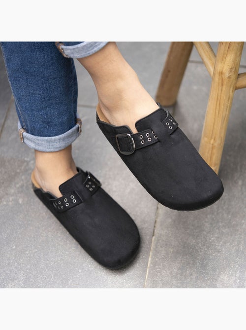 Sabots semelle intérieure cuir extra-flex - Patch talon confort  Isotoner - Kiabi