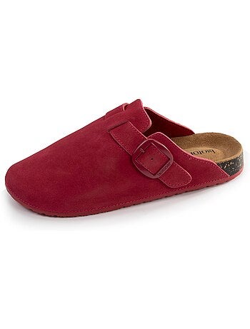 Sabots semelle intérieure cuir extra-flex - patch talon confort isotoner