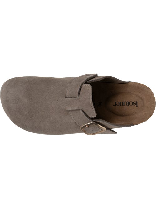 Sabots semelle intérieure cuir extra-flex - patch talon confort isotoner - Kiabi Sabots semelle intérieure cuir extra-flex - patch talon confort isotoner - Kiabi