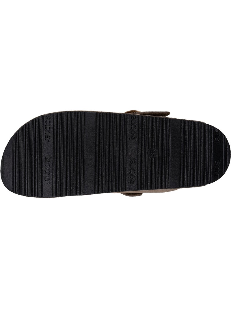 Sabots semelle intérieure cuir extra-flex - patch talon confort  isotoner Taupe - Kiabi