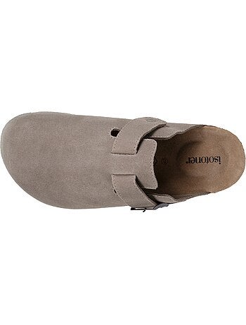 Sabots semelle intérieure cuir extra-flex - patch talon confort