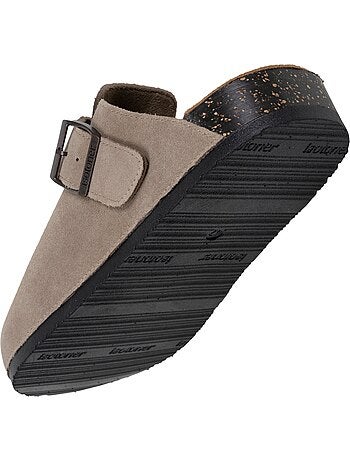 Sabots semelle intérieure cuir extra-flex - patch talon confort