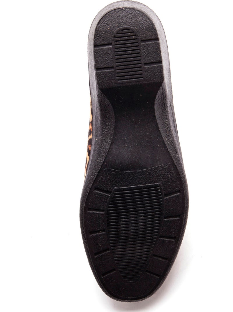 Sabots ultra souples unis ou imprimés - PEDICONFORT Marron/Beige/Noir - Kiabi