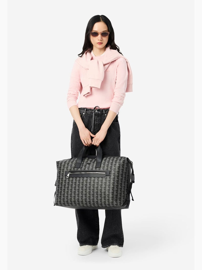 Sac 48h Lacoste The blend Noir Gris Gris - Kiabi