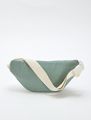 Sac à banane imprimé all-over fleuri en coton