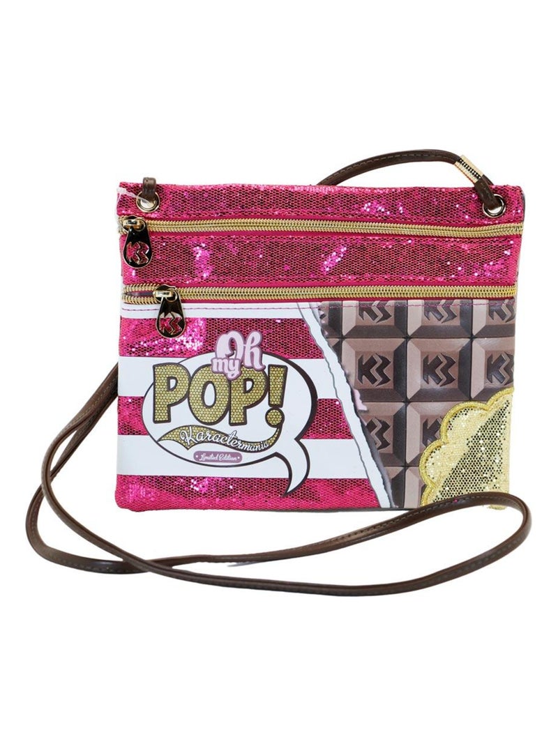 Sac à Bandoulière Action Mini - Oh My Pop! Chocolat - Rose - Taille Unique Rose - Kiabi