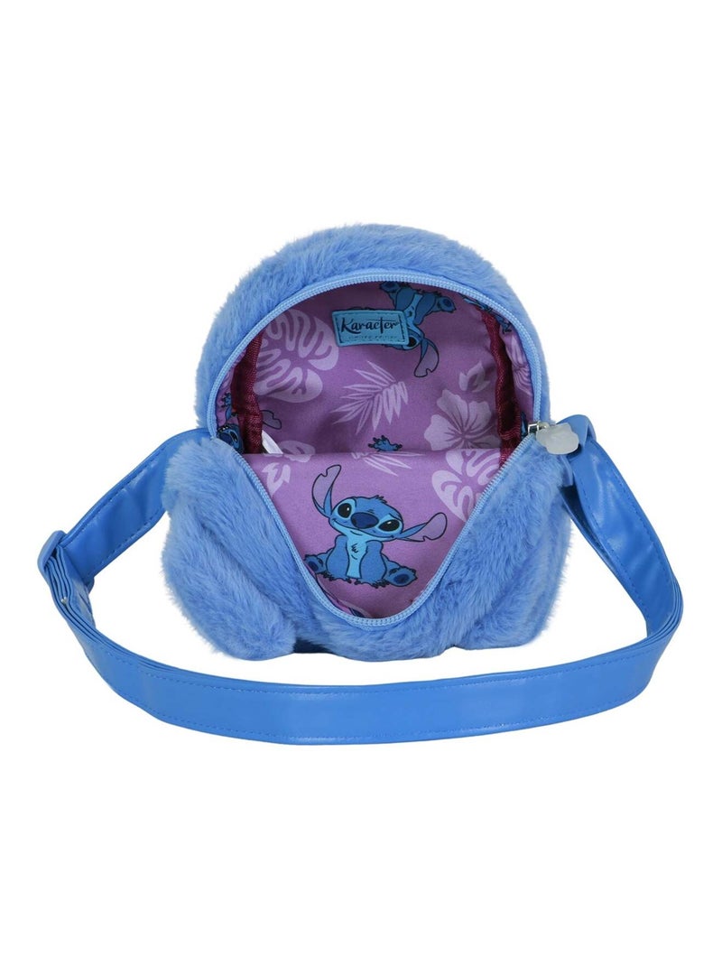 Sac à Bandoulière Action Plush - Disney Lilo et Stitch Heart - Bleu - Taille Unique Bleu - Kiabi