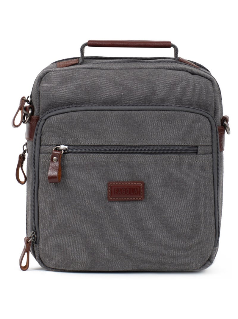 Sac à bandoulière Baisenville Homme Gris foncé - Kiabi