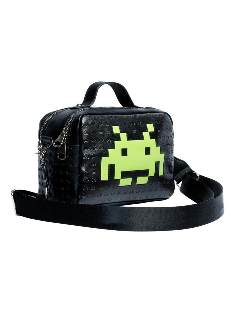 Sac à Bandoulière Cake - Space Invaders Alien Noir - Kiabi