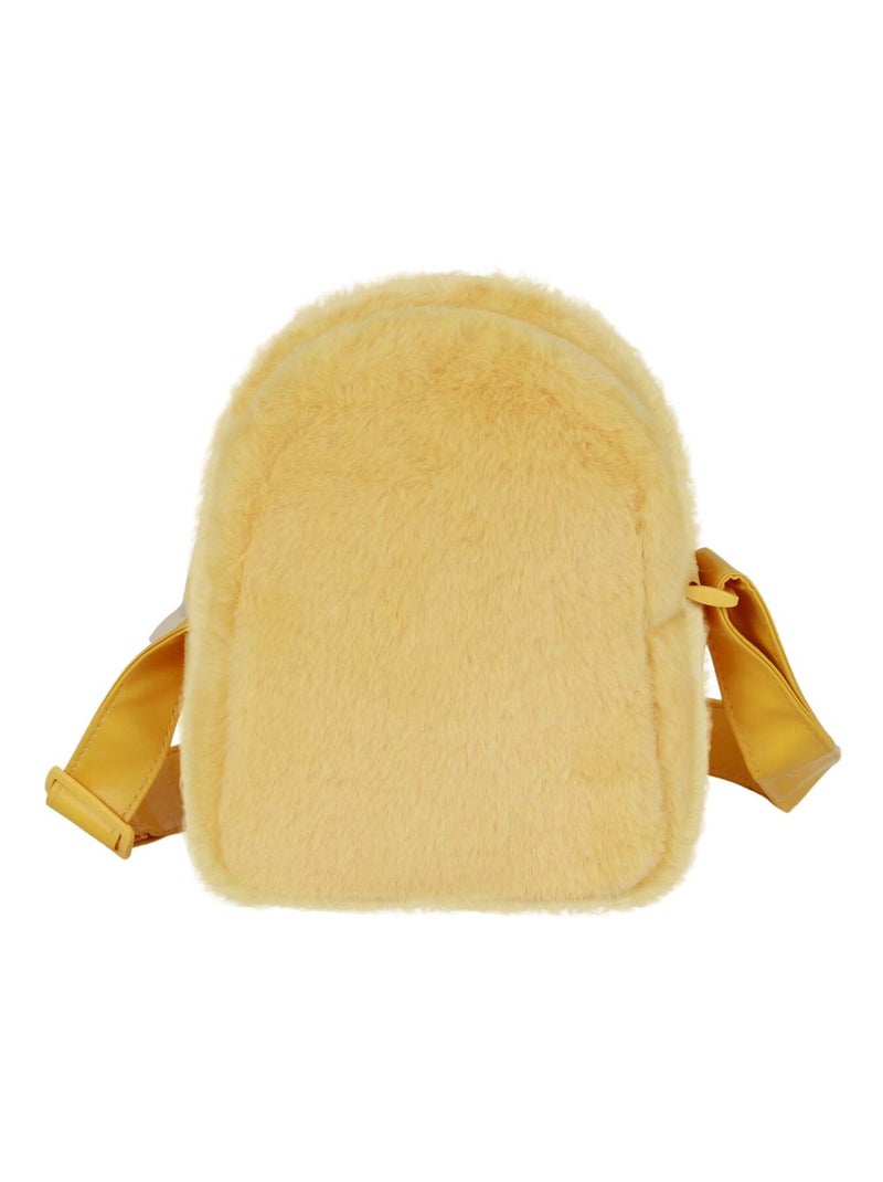 Sac à Bandoulière Carré Plush - Disney Roi Lion Sit - Jaune - Taille Unique Jaune - Kiabi