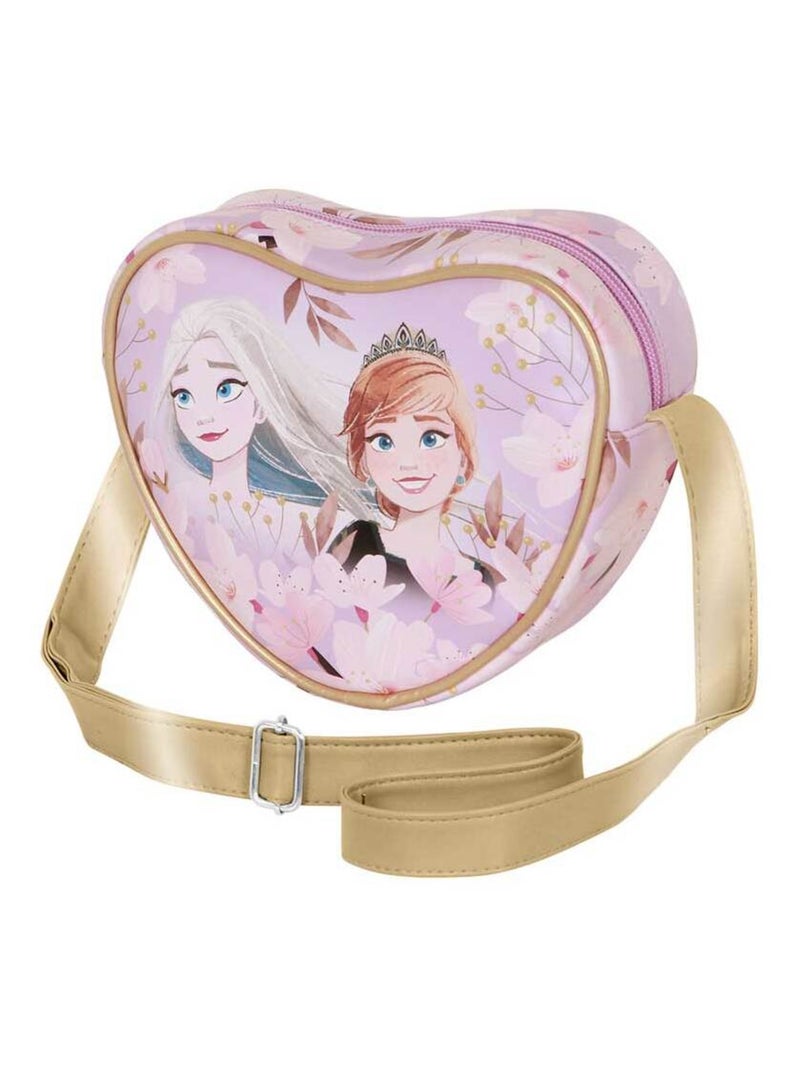 Sac à Bandoulière Coeur Casual - Disney La Reine des Neiges 2 (Frozen) Petal - Lilas - Taille Unique Mauve lilas - Kiabi
