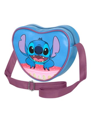 Sac à Bandoulière Coeur Casual - Disney Lilo et Stitch Cake - Bleu - Taille Unique