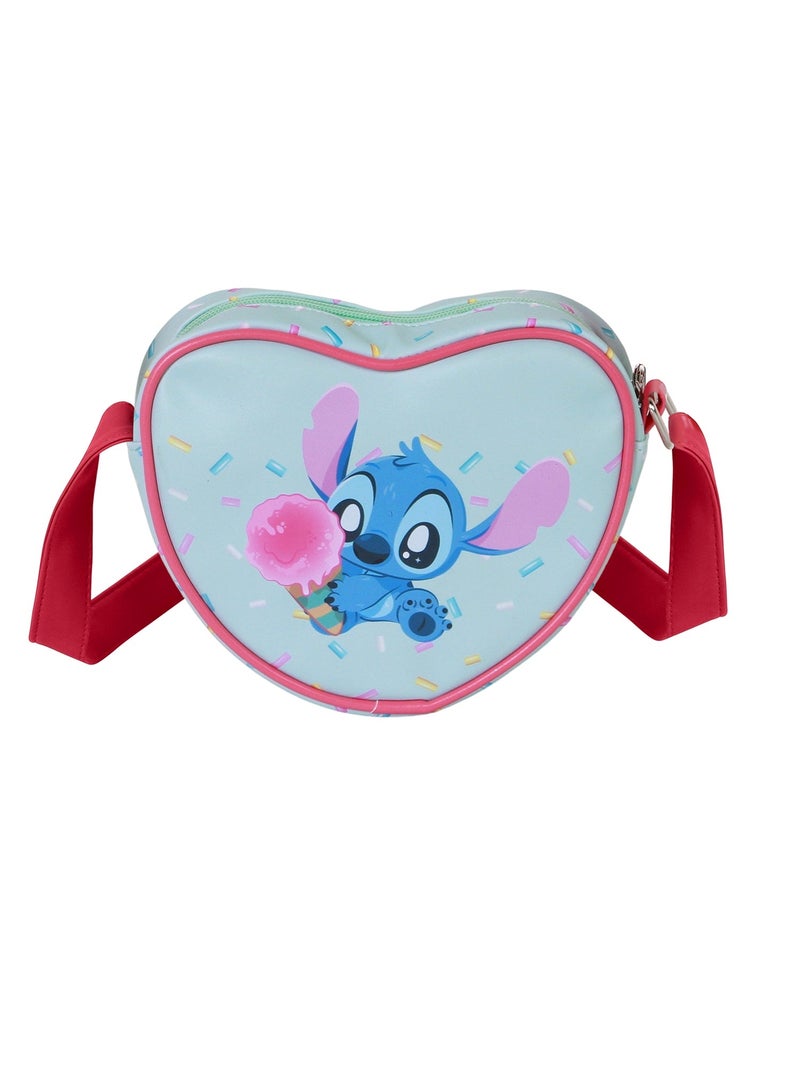 Sac à Bandoulière Coeur Casual - Disney Lilo et Stitch Candy - Bleu - Taille Unique Bleu - Kiabi