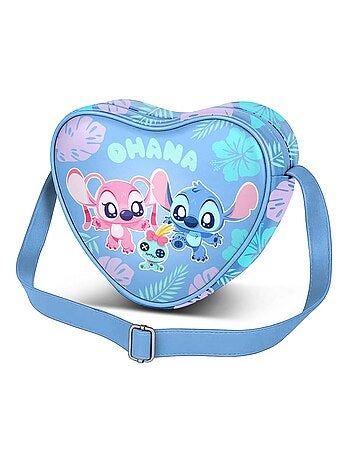 Sac à Bandoulière Coeur Casual - Disney Lilo et Stitch Jolly - Bleu - Taille Unique