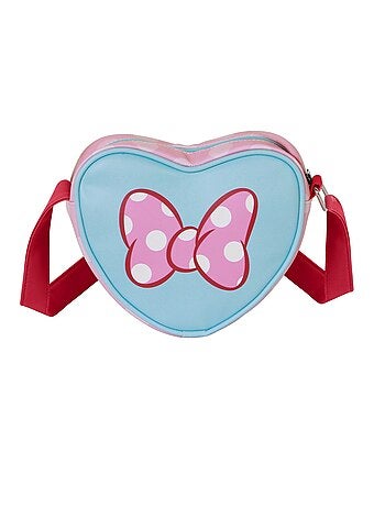 Sac à Bandoulière Coeur Casual - Disney Minnie Mouse Ribbon - Rose - Taille Unique