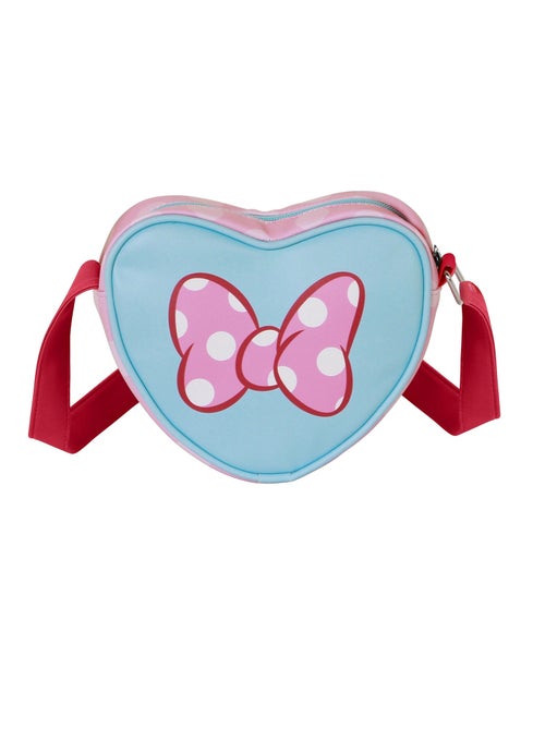 Sac à Bandoulière Coeur Casual - Disney Minnie Mouse Ribbon - Rose - Taille Unique - Kiabi