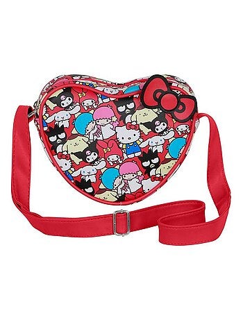 Sac à Bandoulière Coeur Casual - Hello Kitty Friends - Multicolore - Taille Unique
