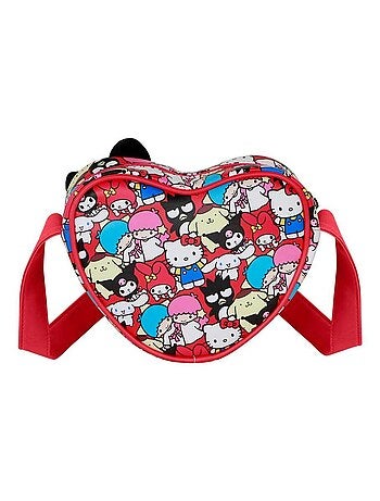 Sac à Bandoulière Coeur Casual - Hello Kitty Friends - Multicolore - Taille Unique