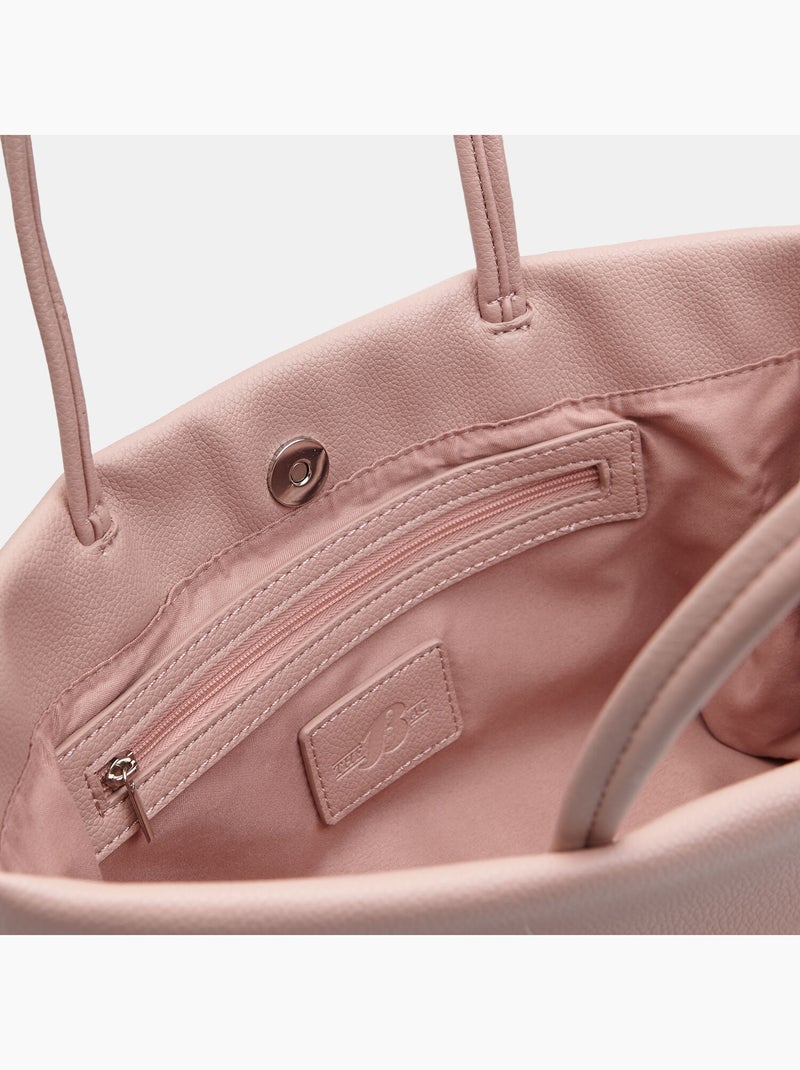Sac à bandoulière en nylon effet matelassé Rose - Kiabi