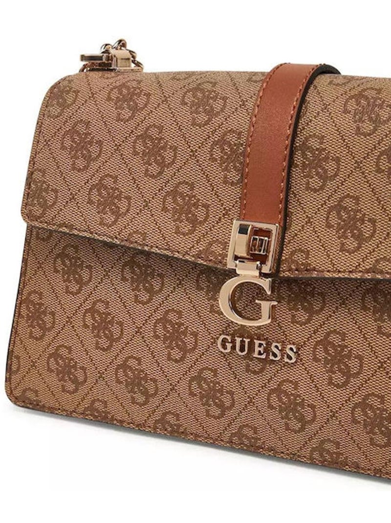Sac à bandoulière Femme Guess Marron cappuccino - Kiabi
