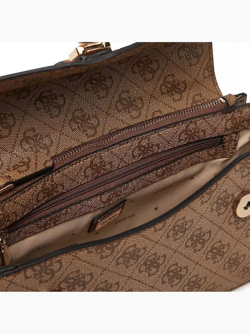 Sac à bandoulière Femme Guess Marron cappuccino - Kiabi