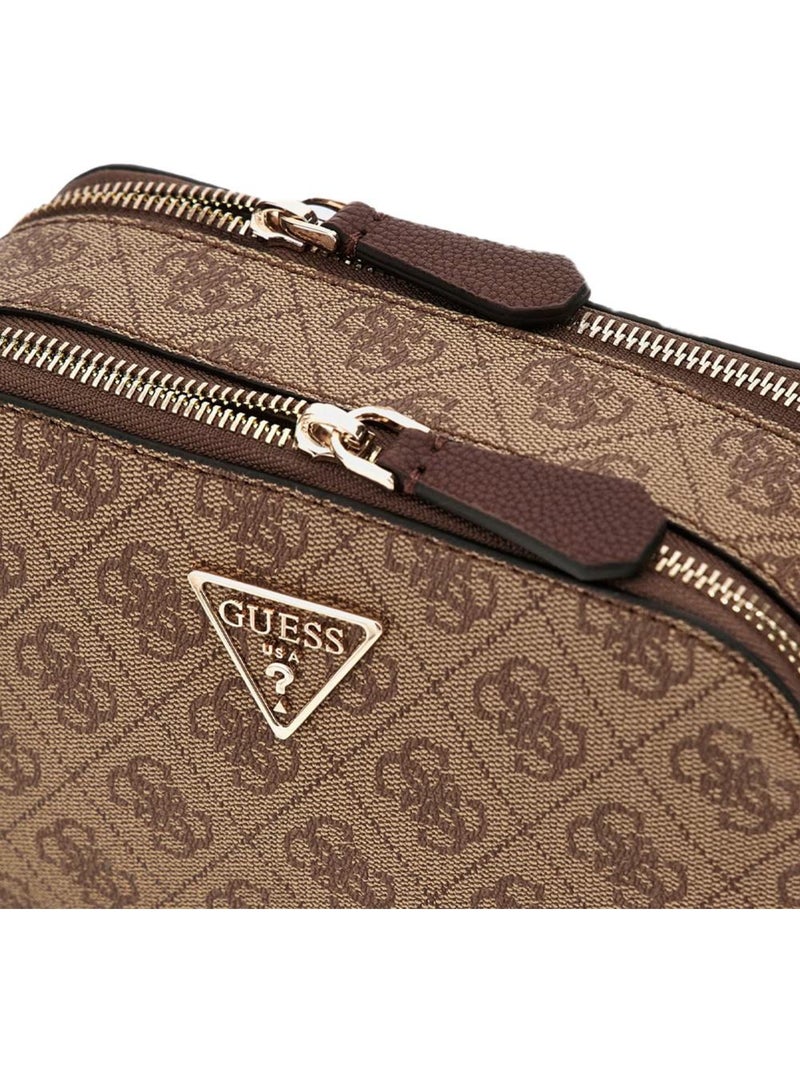 Sac à bandoulière Femme Guess Marron cappuccino - Kiabi